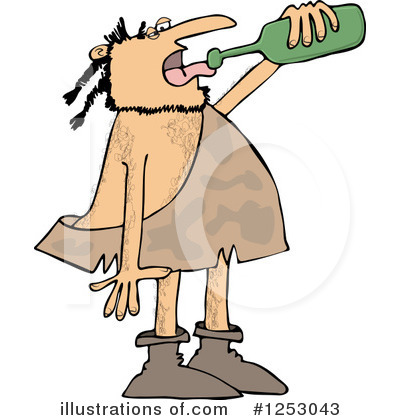 Royalty-Free (RF) Caveman Clipart Illustration by djart - Stock Sample #1253043