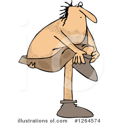 Royalty-Free (RF) Caveman Clipart Illustration by djart - Stock Sample #1264574