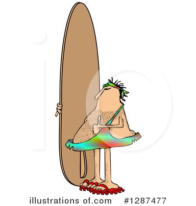 Royalty-Free (RF) Caveman Clipart Illustration by djart - Stock Sample #1287477