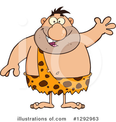 Caveman Clipart #1292963 by Hit Toon