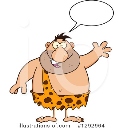 Royalty-Free (RF) Caveman Clipart Illustration by Hit Toon - Stock Sample #1292964