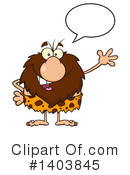 Caveman Clipart #1403845 by Hit Toon