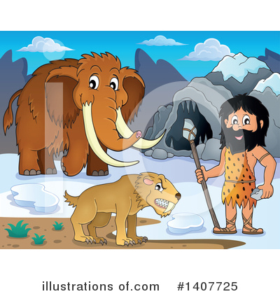 Caveman Clipart #1407725 by visekart