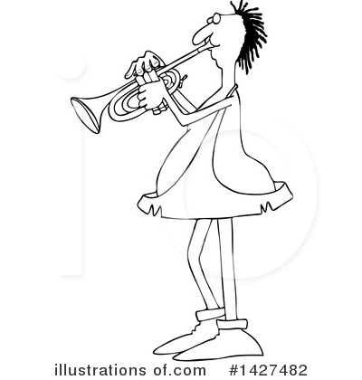 Trumpet Clipart #1427482 by djart