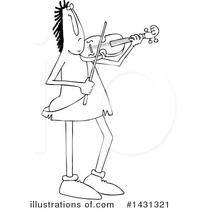 Royalty-Free (RF) Caveman Clipart Illustration by djart - Stock Sample #1431321