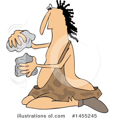 Royalty-Free (RF) Caveman Clipart Illustration by djart - Stock Sample #1455245