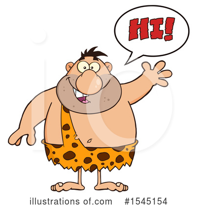 Royalty-Free (RF) Caveman Clipart Illustration by Hit Toon - Stock Sample #1545154