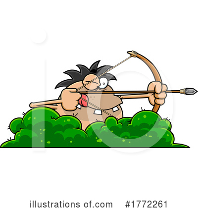 Royalty-Free (RF) Caveman Clipart Illustration by Hit Toon - Stock Sample #1772261