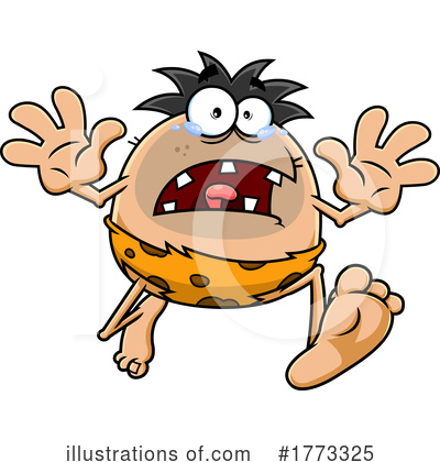 Royalty-Free (RF) Caveman Clipart Illustration by Hit Toon - Stock Sample #1773325