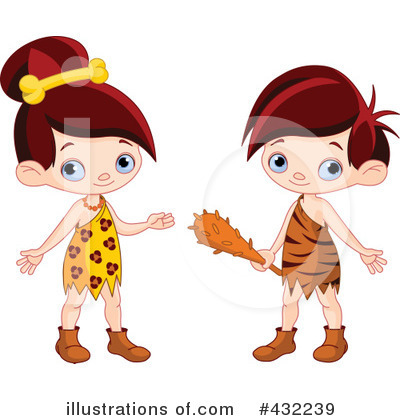 Cave Girl Clipart #432239 by Pushkin