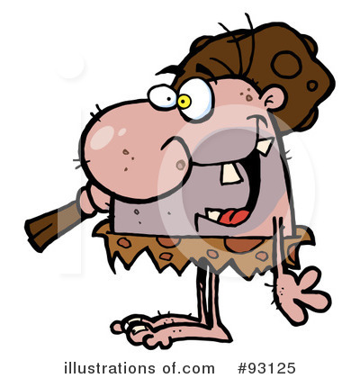 Caveman Clipart #93125 by Hit Toon