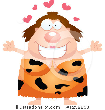 Cave Woman Clipart #1232233 by Cory Thoman
