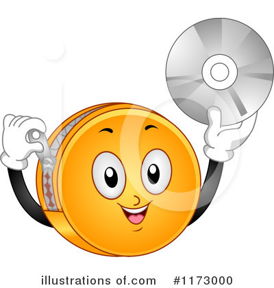 Royalty-Free (RF) Cd Clipart Illustration by BNP Design Studio - Stock Sample #1173000