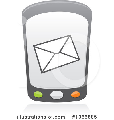 Royalty-Free (RF) Cell Phone Clipart Illustration by Any Vector - Stock Sample #1066885