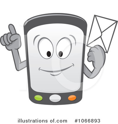 Cell Phone Clipart #1066893 by Any Vector