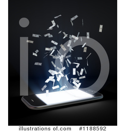 Cell Phone Clipart #1188592 by Mopic