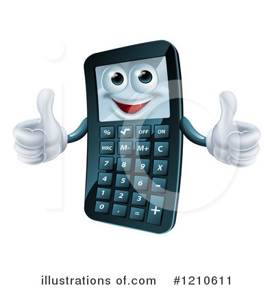 Calculator Clipart #1210611 by AtStockIllustration