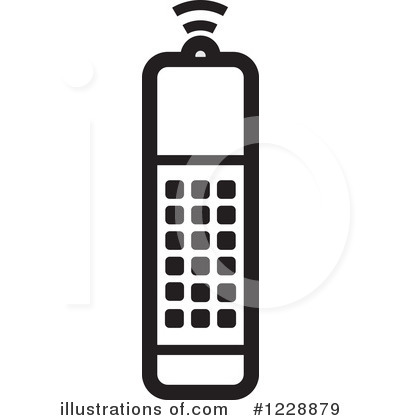 Royalty-Free (RF) Cell Phone Clipart Illustration by Lal Perera - Stock Sample #1228879
