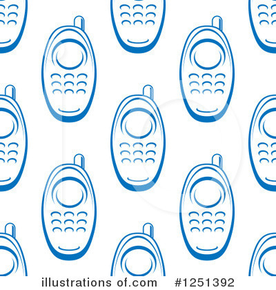 Royalty-Free (RF) Cell Phone Clipart Illustration by Vector Tradition SM - Stock Sample #1251392