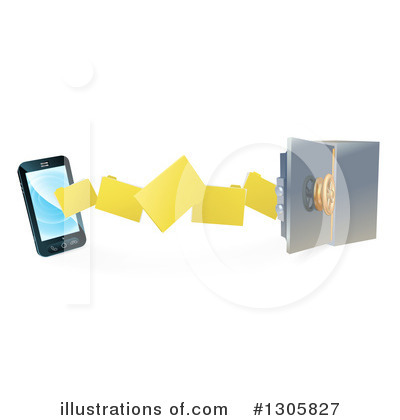 Folder Clipart #1305827 by AtStockIllustration