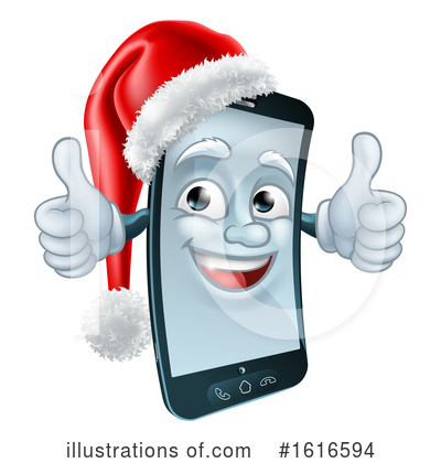 Royalty-Free (RF) Cell Phone Clipart Illustration by AtStockIllustration - Stock Sample #1616594