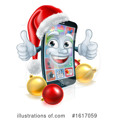 Royalty-Free (RF) Cell Phone Clipart Illustration by AtStockIllustration - Stock Sample #1617059