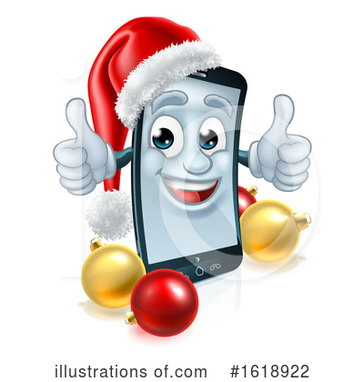 Royalty-Free (RF) Cell Phone Clipart Illustration by AtStockIllustration - Stock Sample #1618922