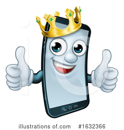 Royalty-Free (RF) Cell Phone Clipart Illustration by AtStockIllustration - Stock Sample #1632366