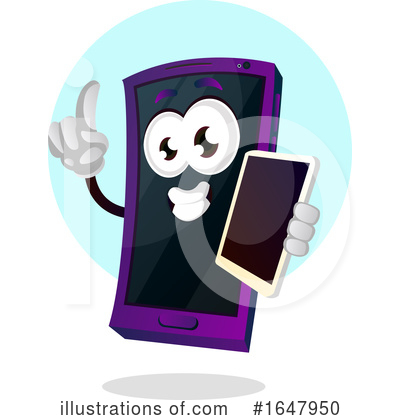 Royalty-Free (RF) Cell Phone Clipart Illustration by Morphart Creations - Stock Sample #1647950