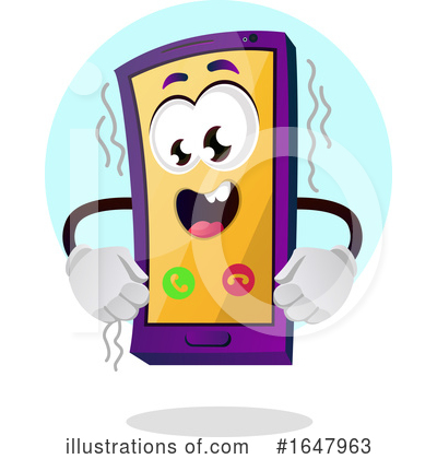 Royalty-Free (RF) Cell Phone Clipart Illustration by Morphart Creations - Stock Sample #1647963
