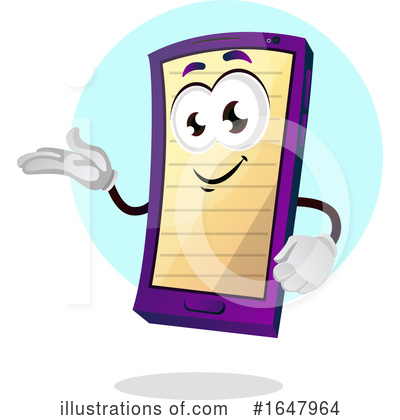 Royalty-Free (RF) Cell Phone Clipart Illustration by Morphart Creations - Stock Sample #1647964