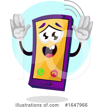 Royalty-Free (RF) Cell Phone Clipart Illustration by Morphart Creations - Stock Sample #1647966