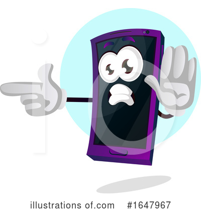 Royalty-Free (RF) Cell Phone Clipart Illustration by Morphart Creations - Stock Sample #1647967