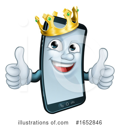 Royalty-Free (RF) Cell Phone Clipart Illustration by AtStockIllustration - Stock Sample #1652846