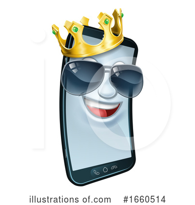 Royalty-Free (RF) Cell Phone Clipart Illustration by AtStockIllustration - Stock Sample #1660514