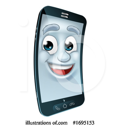 Royalty-Free (RF) Cell Phone Clipart Illustration by AtStockIllustration - Stock Sample #1695153
