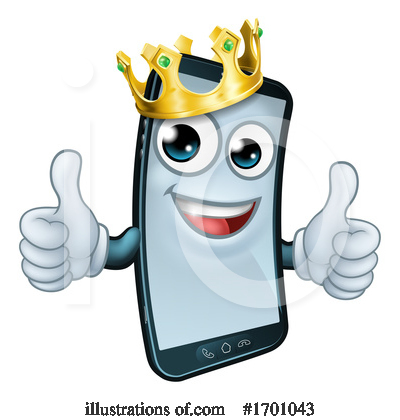 Royalty-Free (RF) Cell Phone Clipart Illustration by AtStockIllustration - Stock Sample #1701043