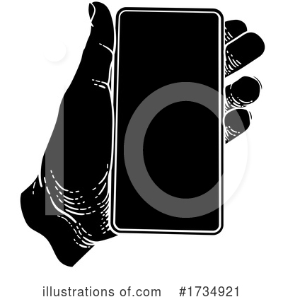 Royalty-Free (RF) Cell Phone Clipart Illustration by AtStockIllustration - Stock Sample #1734921