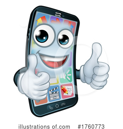 Cellphone Clipart #1760773 by AtStockIllustration