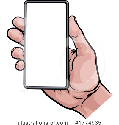 Royalty-Free (RF) Cell Phone Clipart Illustration by AtStockIllustration - Stock Sample #1774935