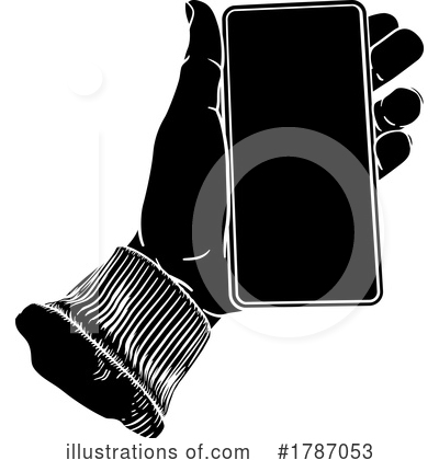 Royalty-Free (RF) Cell Phone Clipart Illustration by AtStockIllustration - Stock Sample #1787053