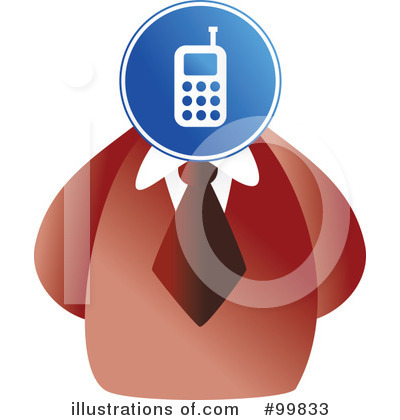Royalty-Free (RF) Cell Phone Clipart Illustration by Prawny - Stock Sample #99833