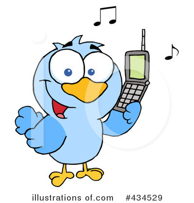 Royalty-Free (RF) Cellphone Clipart Illustration by Hit Toon - Stock Sample #434529