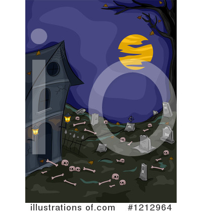 Royalty-Free (RF) Cemetery Clipart Illustration by BNP Design Studio - Stock Sample #1212964