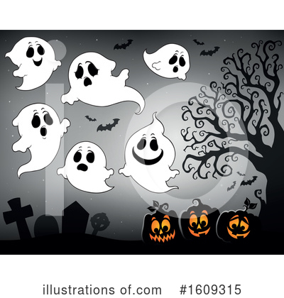 Royalty-Free (RF) Cemetery Clipart Illustration by visekart - Stock Sample #1609315