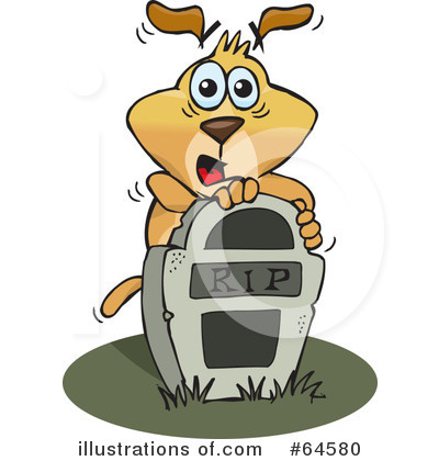 Royalty-Free (RF) Cemetery Clipart Illustration by Dennis Holmes Designs - Stock Sample #64580