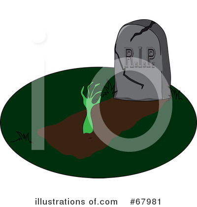 Royalty-Free (RF) Cemetery Clipart Illustration by Pams Clipart - Stock Sample #67981