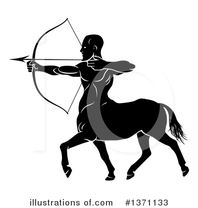 Royalty-Free (RF) Centaur Clipart Illustration by AtStockIllustration - Stock Sample #1371133