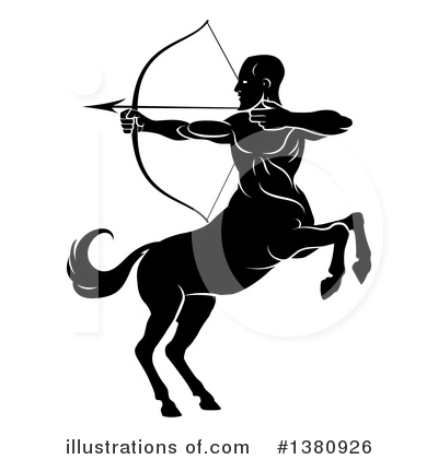 Royalty-Free (RF) Centaur Clipart Illustration by AtStockIllustration - Stock Sample #1380926