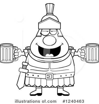 Royalty-Free (RF) Centurion Clipart Illustration by Cory Thoman - Stock Sample #1240463